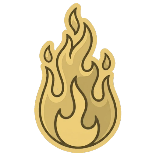 Blue Flame | Sticker (Foil)