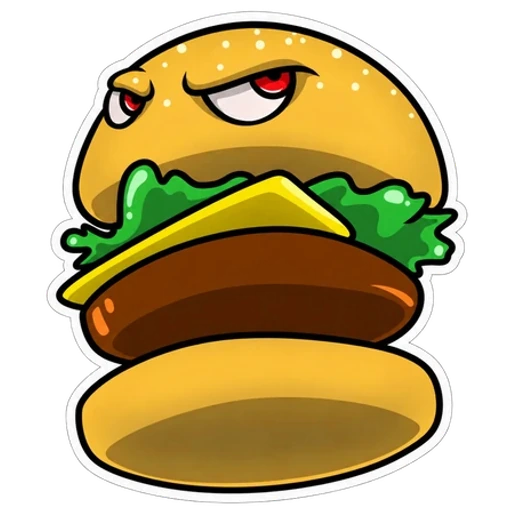 Burger | Sticker (Foil)