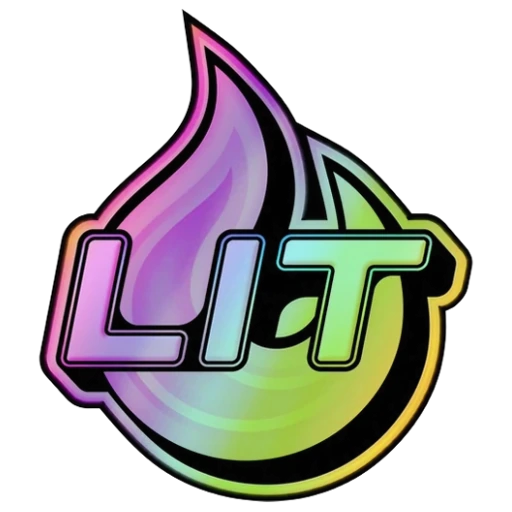 Lit | Sticker (Holo)
