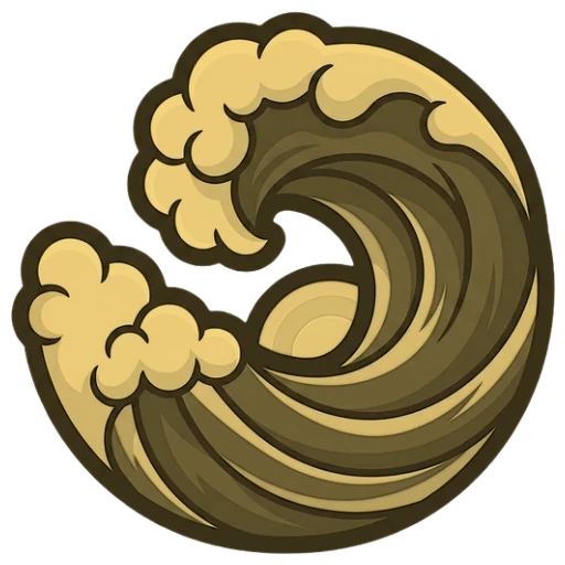Wavy | Sticker (Foil)